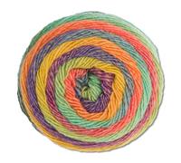 Frida's Wollhaus Pro Lana 150 g Diamant Stricken Häkeln Farbverlaufswolle Multicolorgarn Wolle 15 Farben (94 | Türkis-lila-orange)
