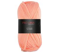 Frida's Wollhaus Pro Lana 50 g Star Stricken Häkeln Wolle Garn weich pflegeleicht 39 Farben (25 | Apricot)
