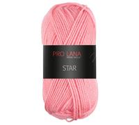 Frida's Wollhaus Pro Lana 50 g Star Stricken Häkeln Wolle Garn weich pflegeleicht 39 Farben (26 | Babyrosa)