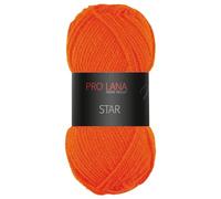 Frida's Wollhaus Pro Lana 50 g Star Stricken Häkeln Wolle Garn weich pflegeleicht 39 Farben (28 | Orange)