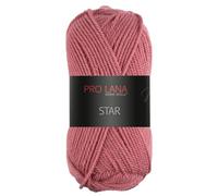Frida's Wollhaus Pro Lana 50 g Star Stricken Häkeln Wolle Garn weich pflegeleicht 39 Farben (35 | Altrosa)