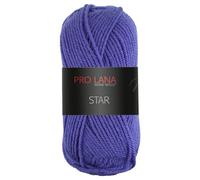 Frida's Wollhaus Pro Lana 50 g Star Stricken Häkeln Wolle Garn weich pflegeleicht 39 Farben (47 | Violett)