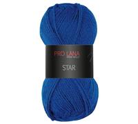 Frida's Wollhaus Pro Lana 50 g Star Stricken Häkeln Wolle Garn weich pflegeleicht 39 Farben (51 | Royalblau)