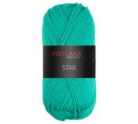 Frida's Wollhaus Pro Lana 50 g Star Stricken Häkeln Wolle Garn weich pflegeleicht 39 Farben (64 | Aquagrün)