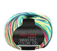 Frida's Wollhaus Pro Lana 50 g Wash Filz Colori 100 Stricken Garn Filzwolle Schurwolle 10 Farben (703)