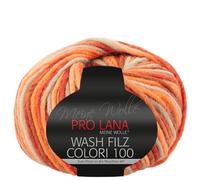 Frida's Wollhaus Pro Lana 50 g Wash Filz Colori 100 Stricken Garn Filzwolle Schurwolle 10 Farben (704)