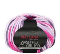 Frida's Wollhaus Pro Lana 50 g Wash Filz Colori 100 Stricken Garn Filzwolle Schurwolle 10 Farben (710)