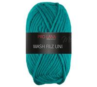Frida's Wollhaus Pro Lana 50 g Wash Filz uni Filzwolle Stricken Häkeln Garn flauschig 26 Farben (166 | Petrol)