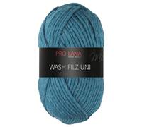 Frida's Wollhaus Pro Lana 50 g Wash Filz uni Filzwolle Stricken Häkeln Garn flauschig 26 Farben (169 | Jeans)