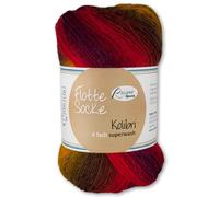 Frida's Wollhaus Rellana 100 g Flotte Socke Kolibri 4-fädig Sockenwolle 14 Farben (6216 | braun | cognac | rot)