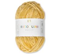 Frida's Wollhaus Rico Design 25 g Ricogurumi Nilli Nilli Chenillegarn Wolle Amigurumi weich samtig Stricken Häkeln 30 Farben (004 | Senf)