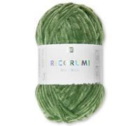Frida's Wollhaus Rico Design 25 g Ricogurumi Nilli Nilli Chenillegarn Wolle Amigurumi weich samtig Stricken Häkeln 30 Farben (019 | Grün)