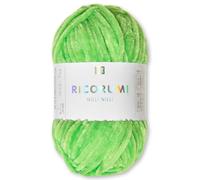 Frida's Wollhaus Rico Design 25 g Ricogurumi Nilli Nilli Chenillegarn Wolle Amigurumi weich samtig Stricken Häkeln 30 Farben (030 | Neon Grün)