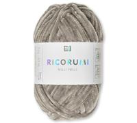 Frida's Wollhaus Rico Design 25 g Ricogurumi Nilli Nilli Chenillegarn Wolle Amigurumi weich samtig Stricken Häkeln 30 Farben (022 | Beige)