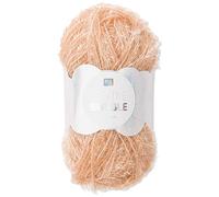 Frida's Wollhaus Rico Design 50 g Creative Bubble Schwammgarn Wolle Stricken Häkeln 57 Farben (010 | Puder)