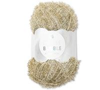 Frida's Wollhaus Rico Design 50 g Creative Bubble Schwammgarn Wolle Stricken Häkeln 57 Farben (015 | Metallic Gold)
