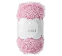 Frida's Wollhaus Rico Design 50 g Creative Bubble Schwammgarn Wolle Stricken Häkeln 57 Farben (020 | Flieder)