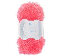 Frida's Wollhaus Rico Design 50 g Creative Bubble Schwammgarn Wolle Stricken Häkeln 57 Farben (026 | Neonpink)