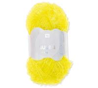 Frida's Wollhaus Rico Design 50 g Creative Bubble Schwammgarn Wolle Stricken Häkeln 57 Farben (027 | Neongelb)