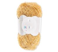 Frida's Wollhaus Rico Design 50 g Creative Bubble Schwammgarn Wolle Stricken Häkeln 57 Farben (030 | Senf)