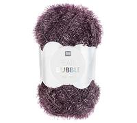 Frida's Wollhaus Rico Design 50 g Creative Bubble Schwammgarn Wolle Stricken Häkeln 57 Farben (038 | Mauve)