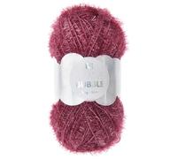 Frida's Wollhaus Rico Design 50 g Creative Bubble Schwammgarn Wolle Stricken Häkeln 57 Farben (044 | Rote Beete)