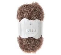 Frida's Wollhaus Rico Design 50 g Creative Bubble Schwammgarn Wolle Stricken Häkeln 57 Farben (047 | Nuss)