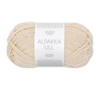 Frida's Wollhaus Sandnes 50 g Alpakka Ull Alpaka Wolle Garn Stricken Wintergarn wärmend 37 Farben (2511 | Mandel)