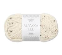 Frida's Wollhaus Sandnes 50 g Alpakka Ull Alpaka Wolle Garn Stricken Wintergarn wärmend 37 Farben (2523 | Natur Tweed)