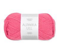 Frida's Wollhaus Sandnes 50 g Alpakka Ull Alpaka Wolle Garn Stricken Wintergarn wärmend 37 Farben (4315 | Bubblegum)