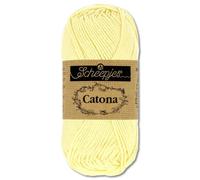 Frida's Wollhaus Scheepjes 10 g Catona 100% Baumwolle Stricken Häkeln Amigurumi Wolle 113 Farben (101 | Candle Light)