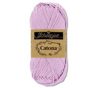 Frida's Wollhaus Scheepjes 10 g Catona 100% Baumwolle Stricken Häkeln Amigurumi Wolle 113 Farben (226 | Light Orchid)
