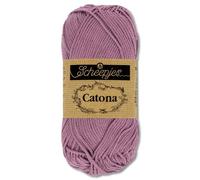 Frida's Wollhaus Scheepjes 10 g Catona 100% Baumwolle Stricken Häkeln Amigurumi Wolle 113 Farben (240 | Amethyst)