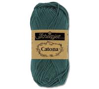 Frida's Wollhaus Scheepjes 10 g Catona 100% Baumwolle Stricken Häkeln Amigurumi Wolle 113 Farben (244 | Spruce)