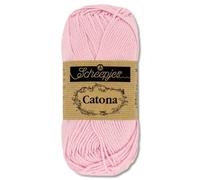 Frida's Wollhaus Scheepjes 10 g Catona 100% Baumwolle Stricken Häkeln Amigurumi Wolle 113 Farben (246 | Icy Pink)