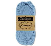 Frida's Wollhaus Scheepjes 10 g Catona 100% Baumwolle Stricken Häkeln Amigurumi Wolle 113 Farben (247 | Bluebird)