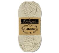 Frida's Wollhaus Scheepjes 10 g Catona 100% Baumwolle Stricken Häkeln Amigurumi Wolle 113 Farben (248 | Champagne)