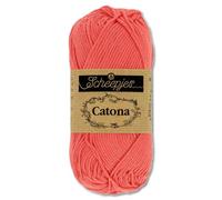 Frida's Wollhaus Scheepjes 10 g Catona 100% Baumwolle Stricken Häkeln Amigurumi Wolle 113 Farben (252 | Watermelon)