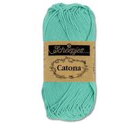 Frida's Wollhaus Scheepjes 10 g Catona 100% Baumwolle Stricken Häkeln Amigurumi Wolle 113 Farben (253 | Tropic)