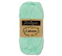 Frida's Wollhaus Scheepjes 10 g Catona 100% Baumwolle Stricken Häkeln Amigurumi Wolle 113 Farben (385 | Crystalline)