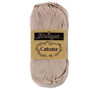 Frida's Wollhaus Scheepjes 10 g Catona 100% Baumwolle Stricken Häkeln Amigurumi Wolle 113 Farben (406 | Soft Beige)