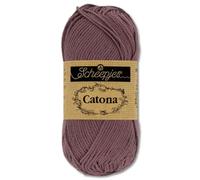 Frida's Wollhaus Scheepjes 10 g Catona 100% Baumwolle Stricken Häkeln Amigurumi Wolle 113 Farben (526 | Ashes)