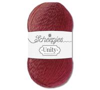 Frida's Wollhaus Scheepjes 100 g Unity (ehem. Our Tribe) Superwash Merinowolle Polyamid Stricken 37 Farben (968 | Happy in Red)