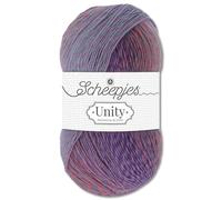 Frida's Wollhaus Scheepjes 100 g Unity (ehem. Our Tribe) Superwash Merinowolle Polyamid Stricken 37 Farben (978 | Lilla 2)