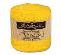 Frida's Wollhaus Scheepjes 100 g Whirlette 100% Baumwollmischgarn Stricken Häkeln Wolle Garn 44 Farben (858 | Banana)