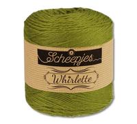 Frida's Wollhaus Scheepjes 100 g Whirlette Baumwollmischgarn Stricken Häkeln Wolle Garn 44 Farben (882 | Tangy Olive)