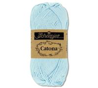 Frida's Wollhaus Scheepjes 50 g Catona 100% Baumwolle Stricken Häkeln Amigurumi 109 Farben (173 | Bluebell)