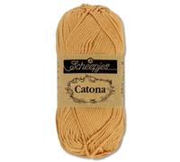 Frida's Wollhaus Scheepjes 50 g Catona 100% Baumwolle Stricken Häkeln Amigurumi 109 Farben (179 | Topaz)