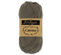 Frida's Wollhaus Scheepjes 50 g Catona 100% Baumwolle Stricken Häkeln Amigurumi 109 Farben (387 | Dark Olive)