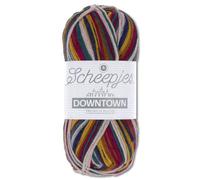 Frida's Wollhaus Scheepjes 50 g Downtown extrafeine Merinowolle Stricken Häkeln Garn 18 Farben (400 | After Dark)